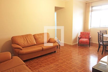 Sala de apartamento para alugar com 2 quartos, 102m² em Gonzaga, Santos