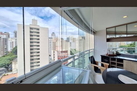 Varanda de apartamento à venda com 1 quarto, 36m² em Barra Funda, São Paulo