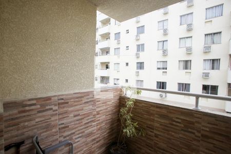 Varanda da Sala de apartamento à venda com 2 quartos, 55m² em Taquara, Rio de Janeiro