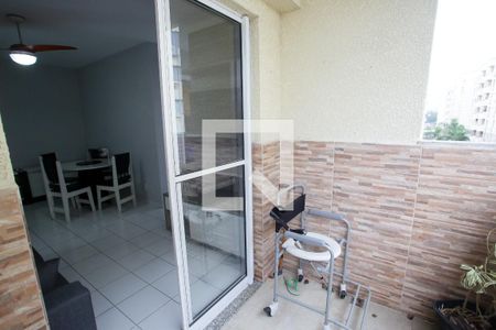 Varanda da Sala de apartamento à venda com 2 quartos, 55m² em Taquara, Rio de Janeiro