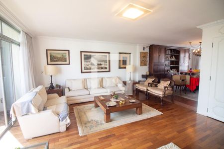 Sala de apartamento à venda com 4 quartos, 210m² em Brooklin, São Paulo