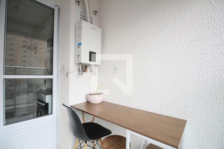 Varanda Sala de kitnet/studio para alugar com 1 quarto, 32m² em Jardim Monte Kemel, São Paulo