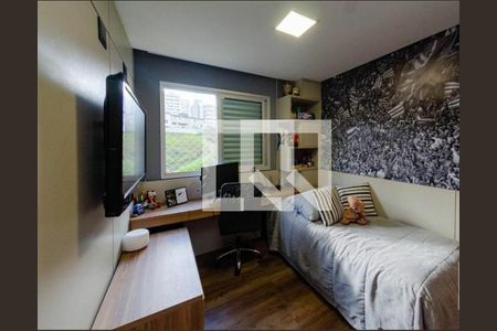 Quarto  de apartamento à venda com 4 quartos, 125m² em Buritis, Belo Horizonte