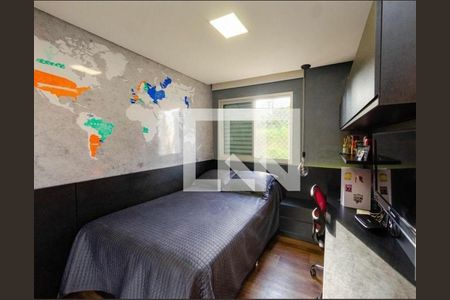 Quarto  de apartamento à venda com 4 quartos, 125m² em Buritis, Belo Horizonte