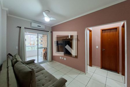 Sala de apartamento para alugar com 2 quartos, 73m² em Vila Tupi, Praia Grande