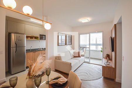 Sala de apartamento à venda com 2 quartos, 55m² em Baeta Neves, São Bernardo do Campo