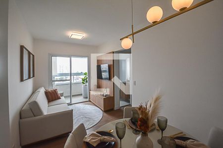Sala de apartamento à venda com 2 quartos, 55m² em Baeta Neves, São Bernardo do Campo