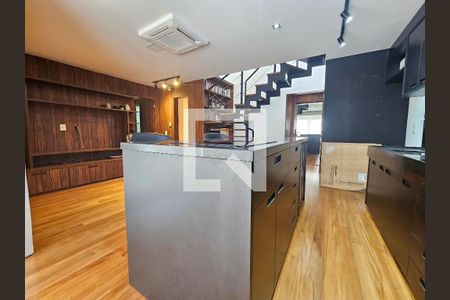 Sala/Cozinha de apartamento à venda com 1 quarto, 110m² em Cidade Monções, São Paulo