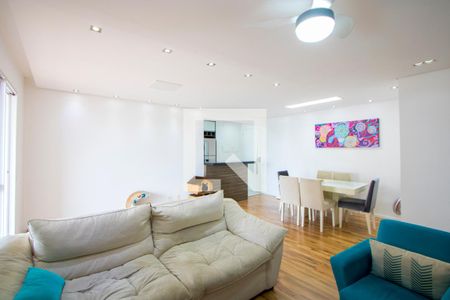 Sala de apartamento à venda com 2 quartos, 94m² em Vila Valparaíso, Santo André