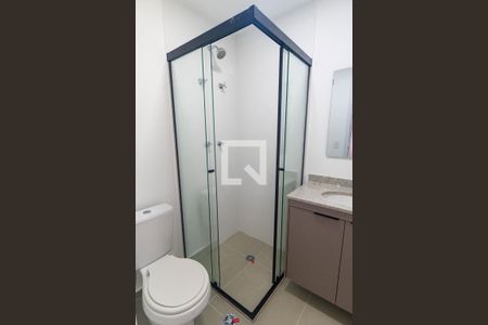 Banheiro de kitnet/studio para alugar com 1 quarto, 24m² em Vila da Saúde, São Paulo