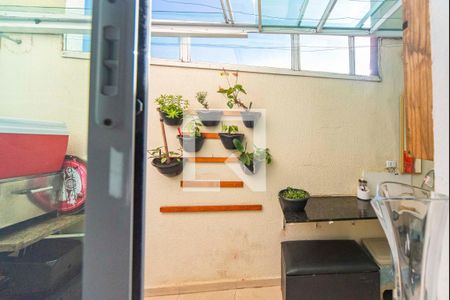 Vista da Sala de apartamento à venda com 2 quartos, 55m² em Vila Eldizia, Santo André