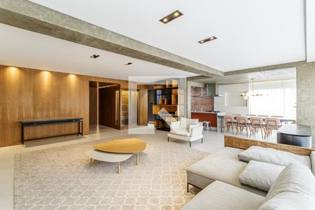 Sala de apartamento para alugar com 3 quartos, 184m² em Moema, São Paulo