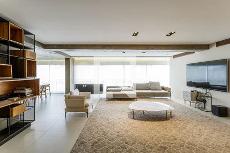 Sala de apartamento para alugar com 3 quartos, 184m² em Moema, São Paulo