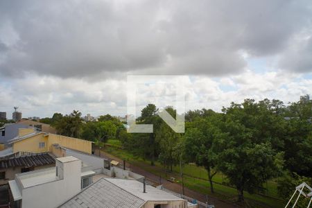 Sala_Vista  de apartamento para alugar com 1 quarto, 42m² em Vila Ipiranga, Porto Alegre