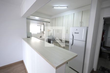 Cozinha de apartamento para alugar com 3 quartos, 75m² em Vila Valparaíso, Santo André