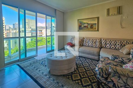Sala de apartamento para alugar com 4 quartos, 225m² em Balneario Cidade Atlantica, Guarujá
