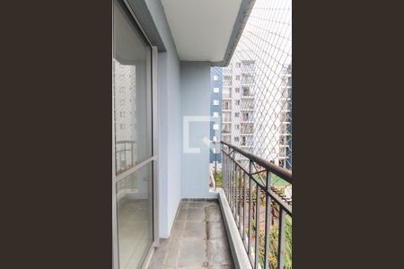 Varanda da Sala de apartamento para alugar com 2 quartos, 48m² em Parada Xv de Novembro, São Paulo