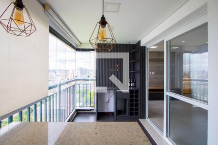 Varanda gourmet de apartamento para alugar com 2 quartos, 89m² em Campestre, Santo André