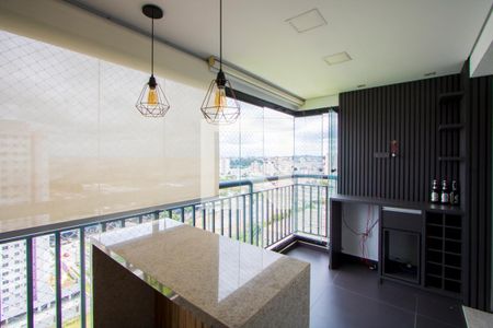 Varanda gourmet de apartamento para alugar com 2 quartos, 89m² em Campestre, Santo André