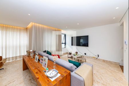 Sala de apartamento à venda com 4 quartos, 194m² em Vila da Serra, Nova Lima