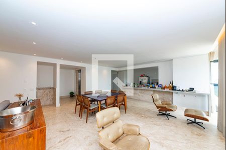 Sala de apartamento à venda com 4 quartos, 194m² em Vila da Serra, Nova Lima