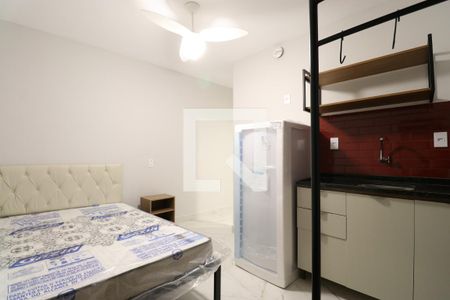Sala/Quarto/Cozinha de kitnet/studio para alugar com 1 quarto, 22m² em Barra Funda, São Paulo