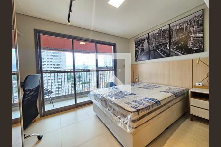 Sala/Quarto de kitnet/studio para alugar com 1 quarto, 25m² em Santo Amaro, São Paulo