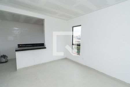 Sala de apartamento à venda com 3 quartos, 80m² em Inconfidentes, Contagem