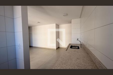 Sala - Cozinha de apartamento à venda com 1 quarto, 49m² em Parque Amazonia, Goiânia