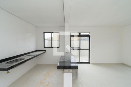 Sala e Cozinha de apartamento para alugar com 3 quartos, 98m² em Inconfidentes, Contagem