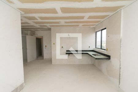 Sala e Cozinha de apartamento à venda com 4 quartos, 163m² em Inconfidentes, Contagem