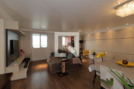 Sala de apartamento à venda com 3 quartos, 115m² em Vila Valparaíso, Santo André