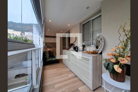 Varanda da Sala de apartamento à venda com 2 quartos, 80m² em Botafogo, Rio de Janeiro