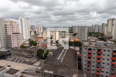 Vista da Sacada da Sala de apartamento à venda com 1 quarto, 38m² em Santa Cecilia, São Paulo
