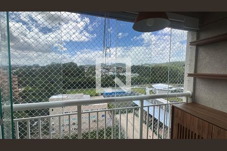 Varanda da Sala de apartamento para alugar com 1 quarto, 55m² em Melville Empresarial I E Ii, Barueri