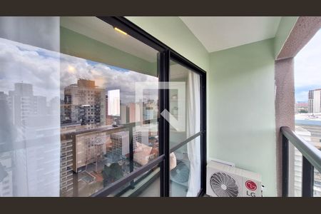 Varanda de apartamento à venda com 1 quarto, 29m² em Pompeia, São Paulo