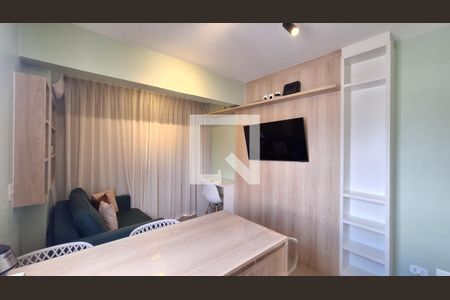 Sala/Cozinha de apartamento à venda com 1 quarto, 29m² em Pompeia, São Paulo