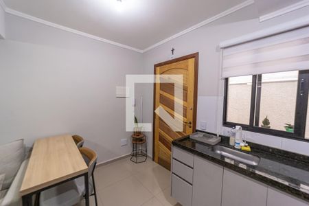 Sala/Cozinha de apartamento para alugar com 1 quarto, 25m² em Vila Santana, São Paulo