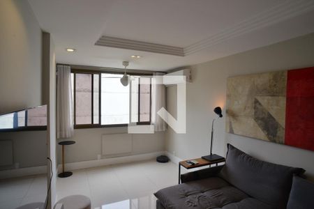 Sala de apartamento para alugar com 3 quartos, 190m² em Barra da Tijuca, Rio de Janeiro