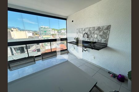 Varanda gourmet de apartamento para alugar com 3 quartos, 109m² em Vila Valqueire, Rio de Janeiro