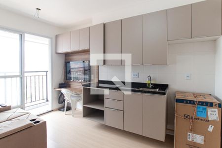Sala e Cozinha de apartamento à venda com 1 quarto, 27m² em Tucuruvi, São Paulo