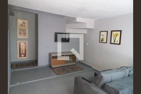 Sala de apartamento para alugar com 1 quarto, 65m² em Morro dos Barbosas, São Vicente