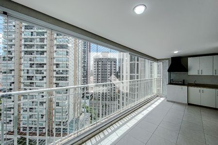 Varanda da Sala de apartamento para alugar com 3 quartos, 91m² em Vila Regente Feijó, São Paulo