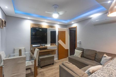 Sala  de apartamento à venda com 2 quartos, 58m² em Piraporinha, Diadema