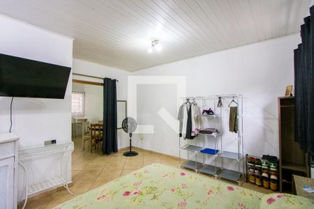 Sala/Quarto de casa para alugar com 1 quarto, 48m² em Jardim Guarará, Santo André