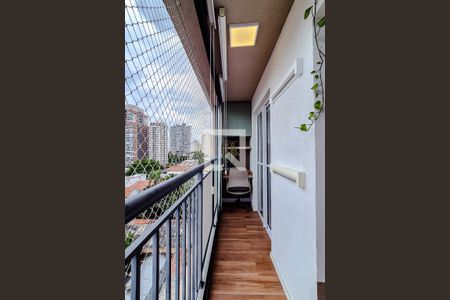 Varanda da Sala de apartamento para alugar com 1 quarto, 31m² em Vila Romana, São Paulo