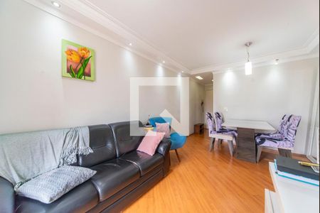 Sala de apartamento à venda com 3 quartos, 62m² em Jardim Cambui, Santo André