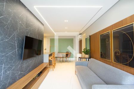 Sala/Cozinha de apartamento para alugar com 2 quartos, 71m² em Moema, São Paulo