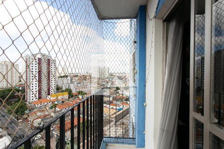 Varanda da Sala de apartamento para alugar com 3 quartos, 80m² em Vila Esperança, São Paulo