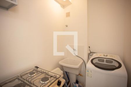 COZINHA E ÁREA DE SERVIÇO de apartamento à venda com 1 quarto, 35m² em Santana, São Paulo